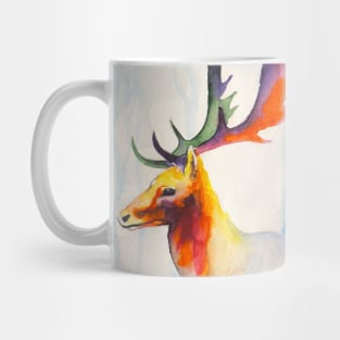 half-face deer Mug